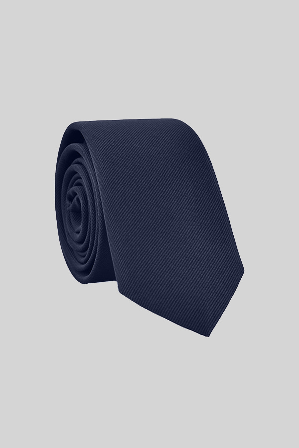 ALL SILK TIE BOSS - 404 BLUE